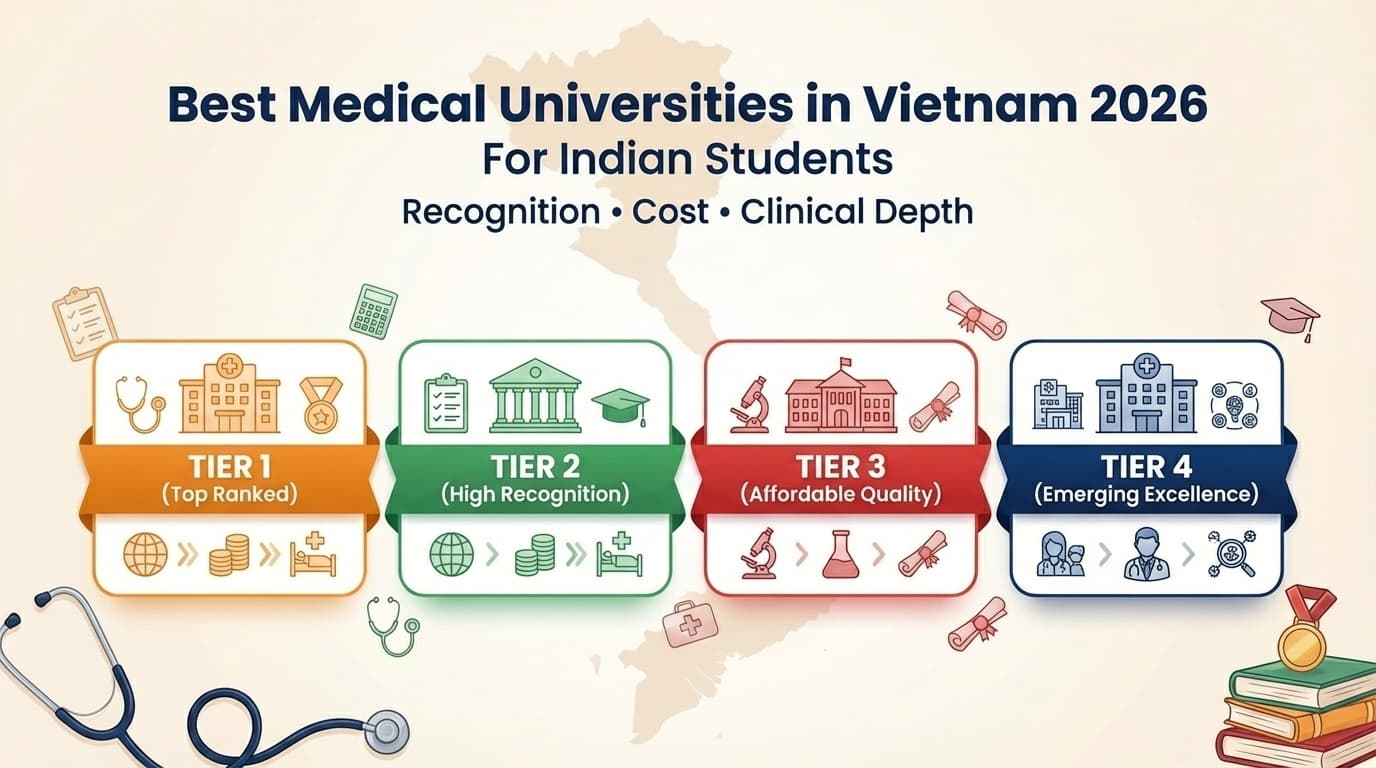 Best Medical Universities in Vietnam for Indian Students 2026: Ranked by Recognition, Cost, and Clinical Depth