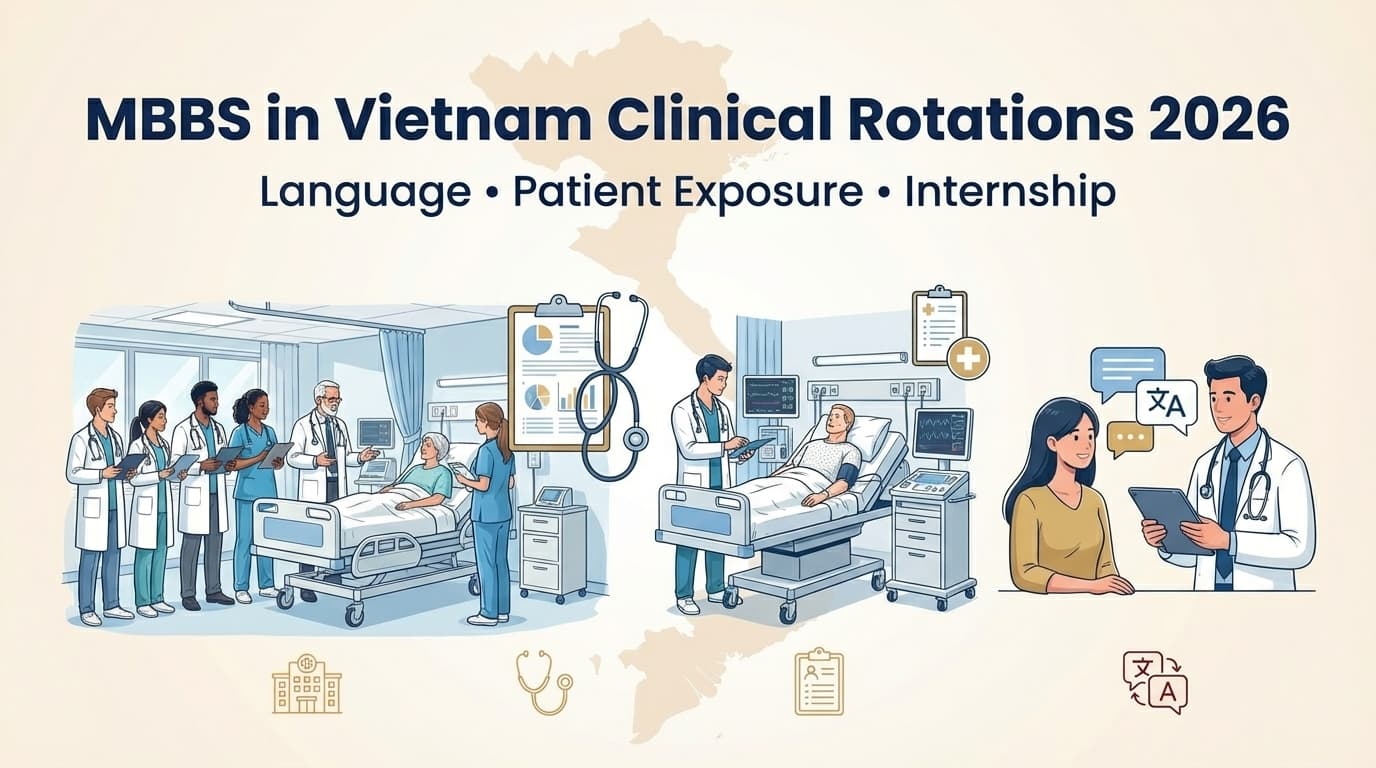MBBS in Vietnam Clinical Rotations 2026: Language, Patient Exposure, Internship, and Hospital Reality