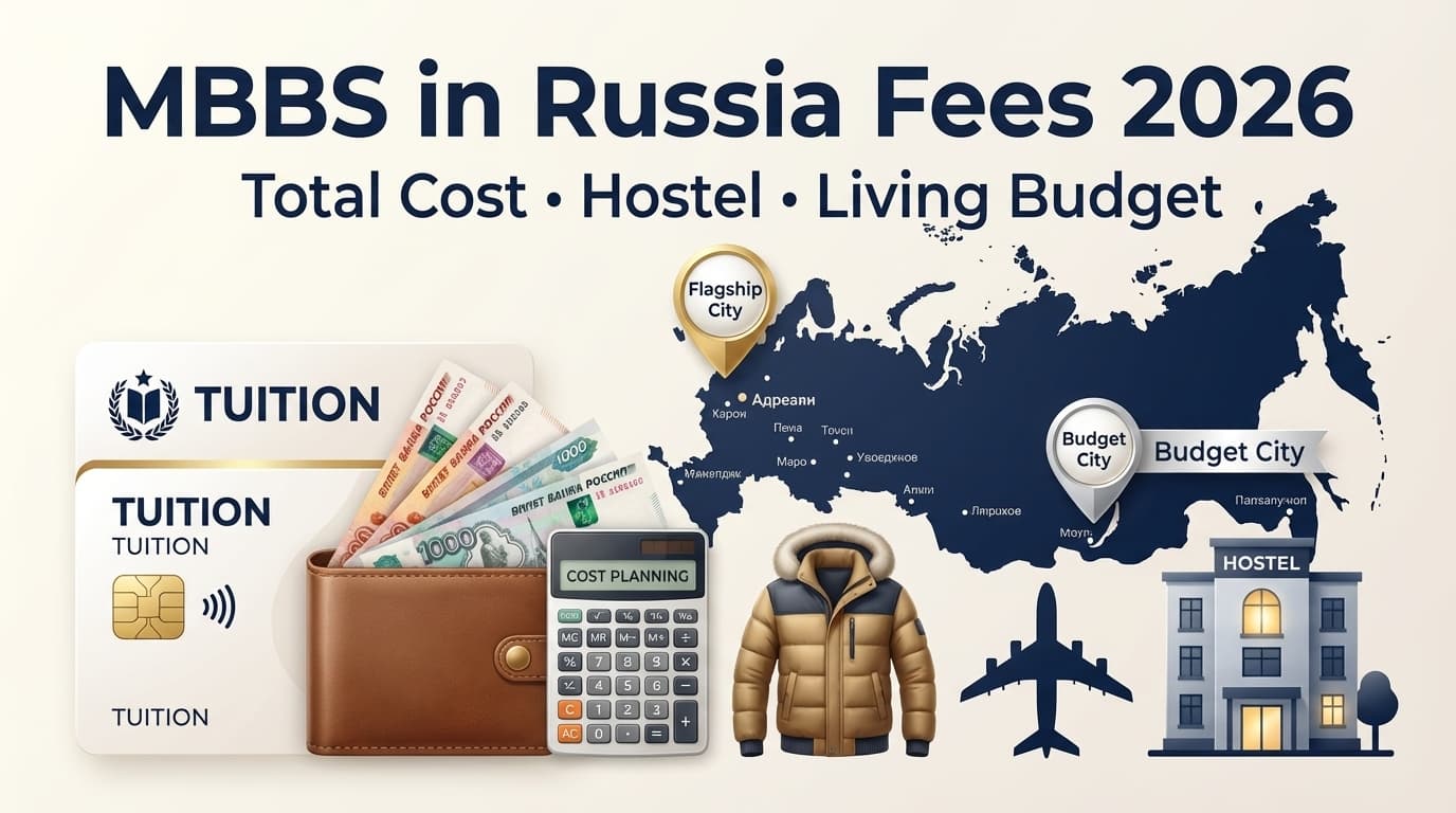 MBBS in Russia Fees 2026: Total Cost, City-Wise Budget, Hostel, and Hidden Expenses