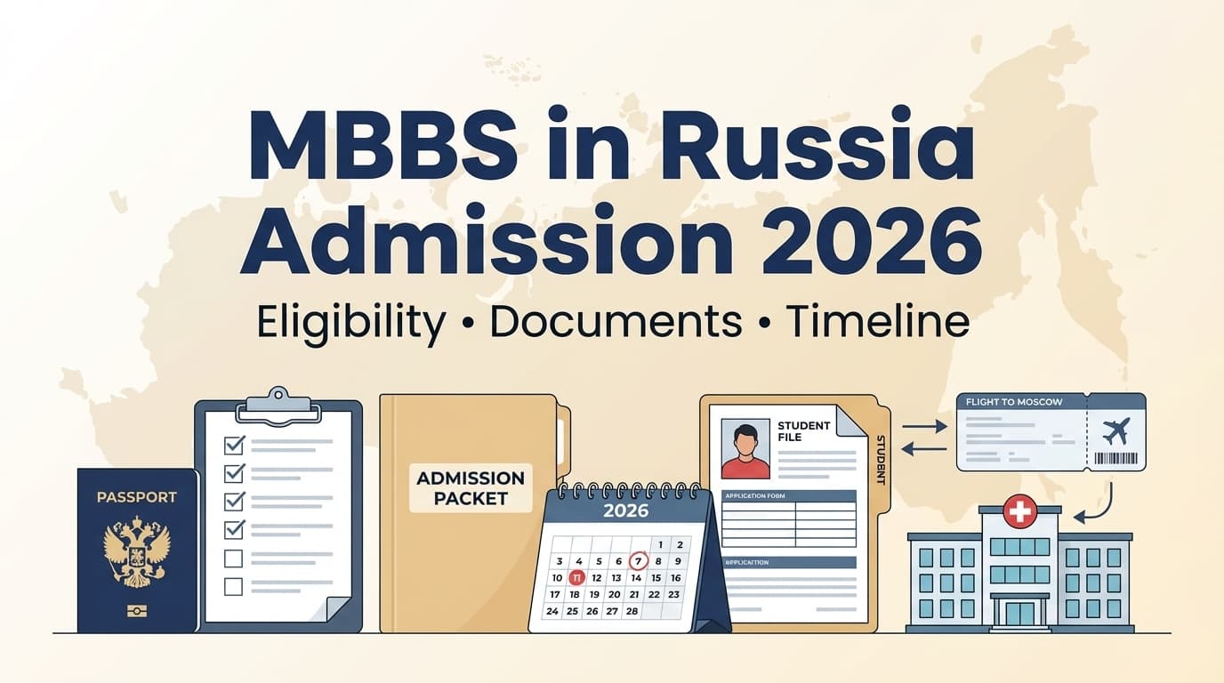 MBBS in Russia Admission 2026: Eligibility, Documents, Intake Timeline, and Offer Letter Process