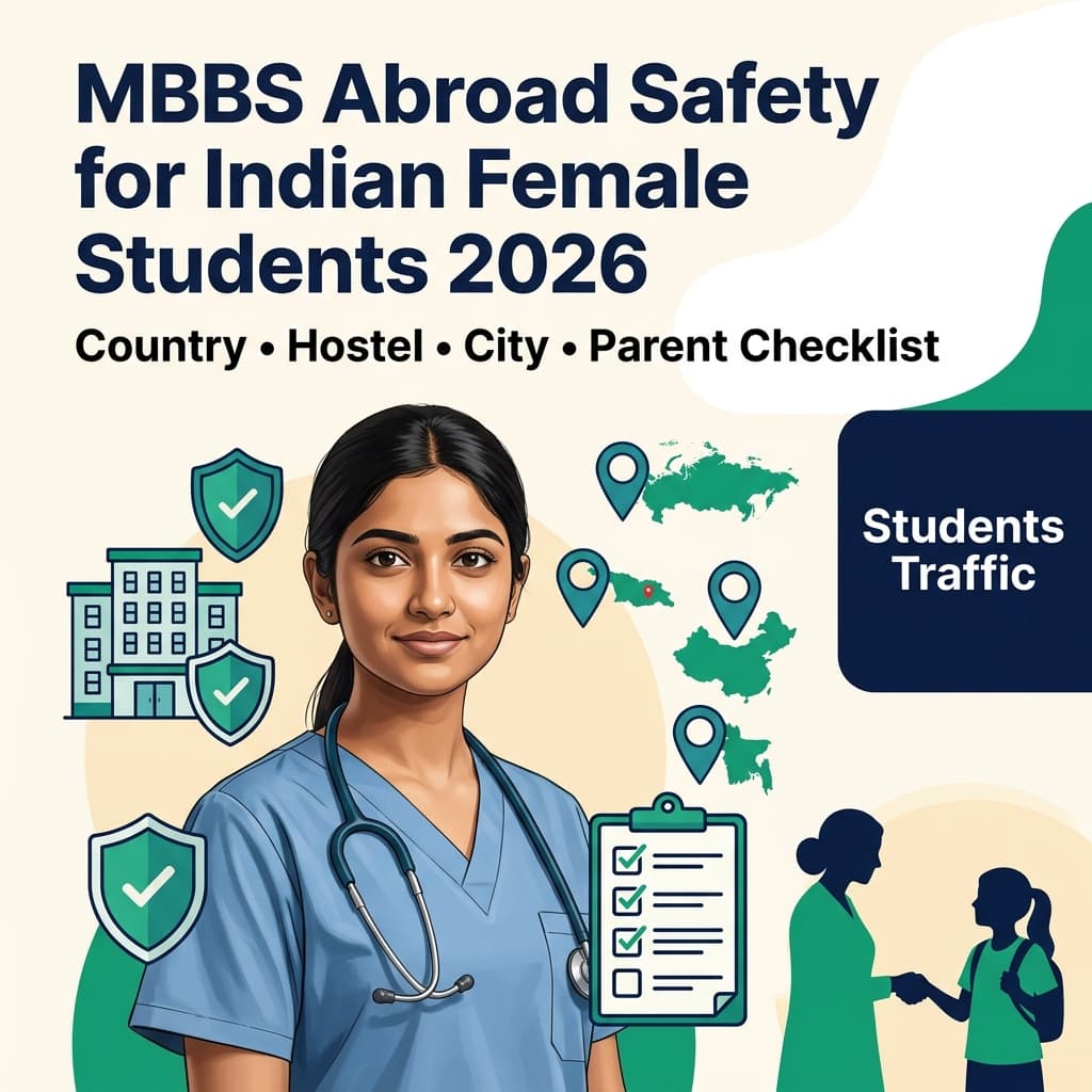 MBBS Abroad Safety for Indian Female Students in 2026: Country, Hostel, City, and Parent Checklist