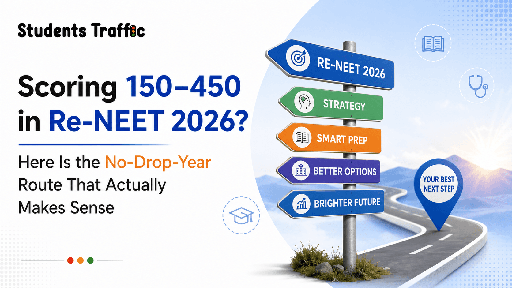 Scoring 150–450 in Re-NEET 2026? Here Is the No-Drop-Year Route That Actually Makes Sense