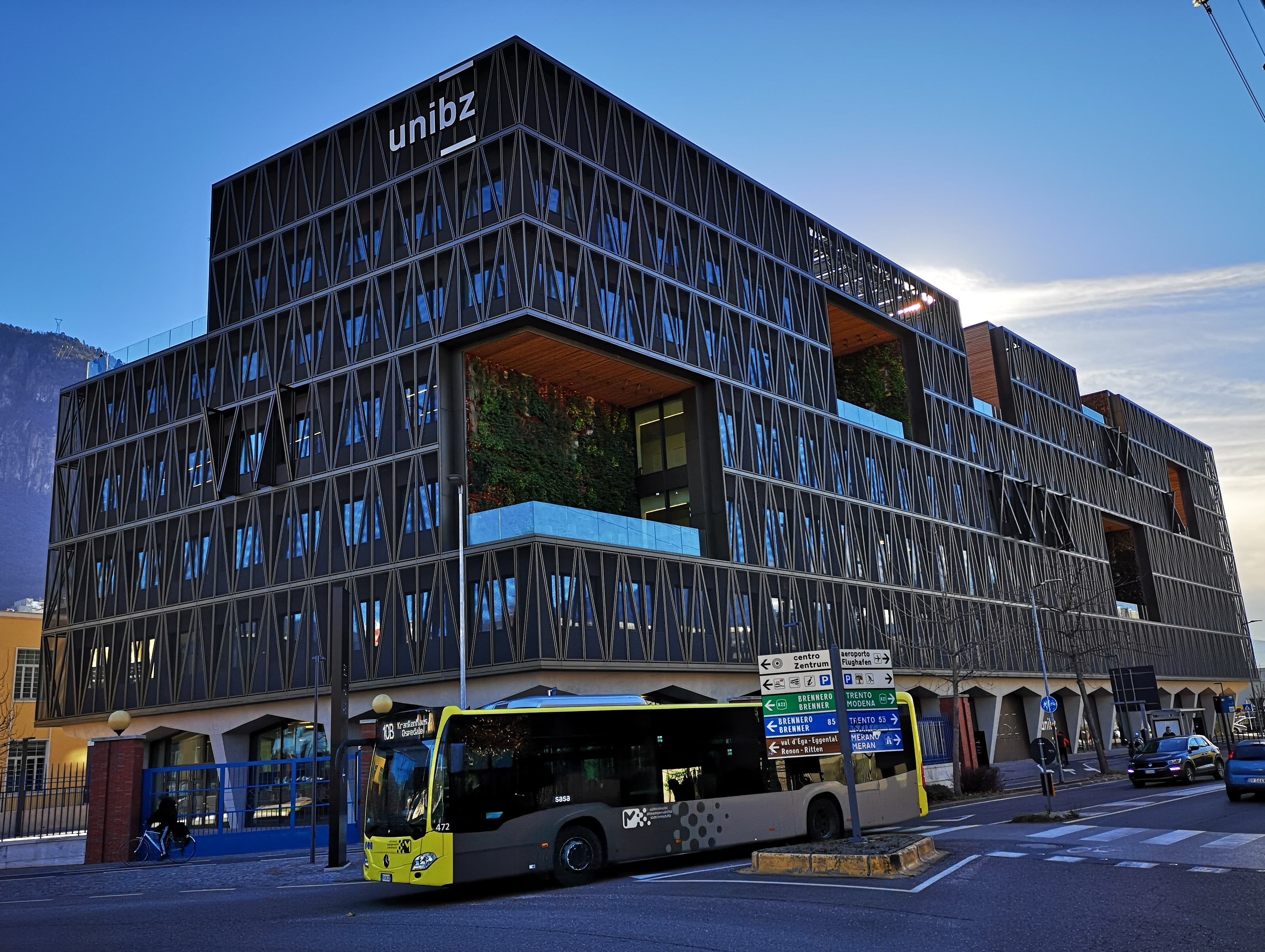 Free University of Bozen-Bolzano campus overview