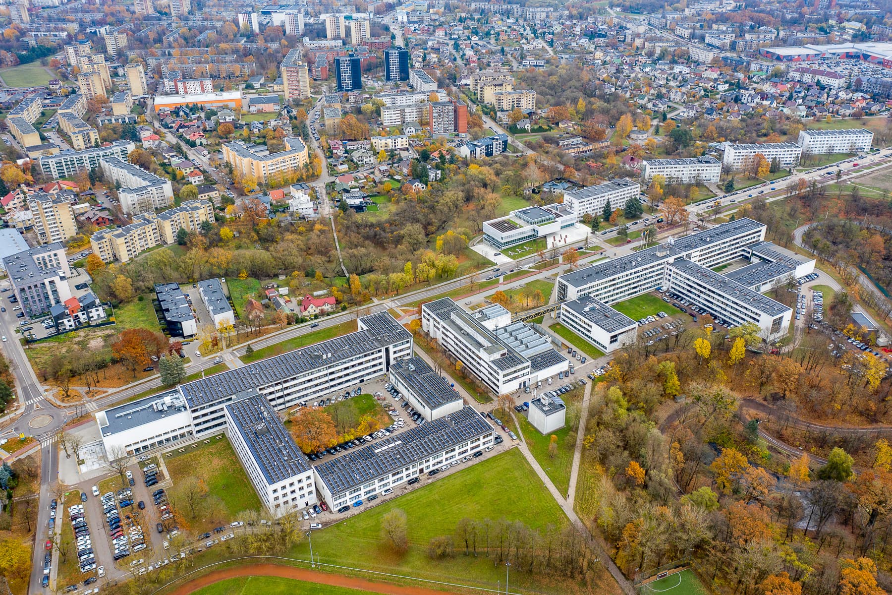 Kaunas University of Technology (KTU) campus overview