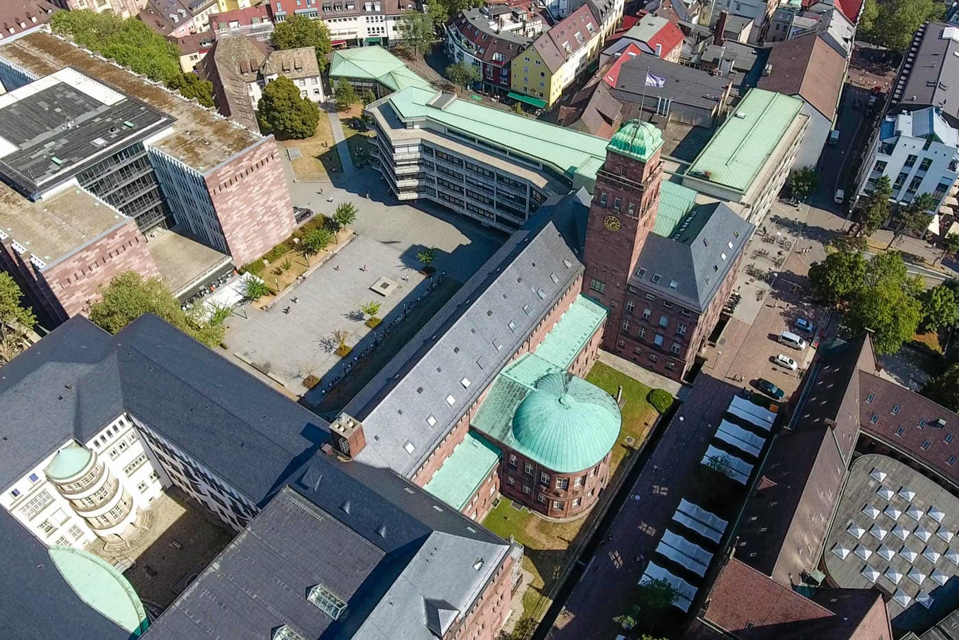 University of Freiburg campus overview