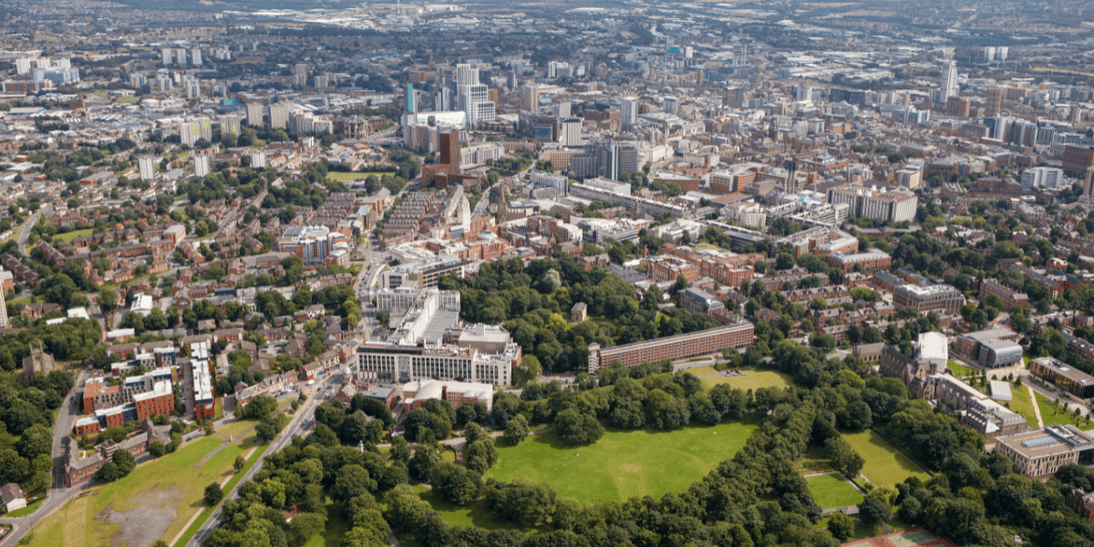 University of Leeds campus overview