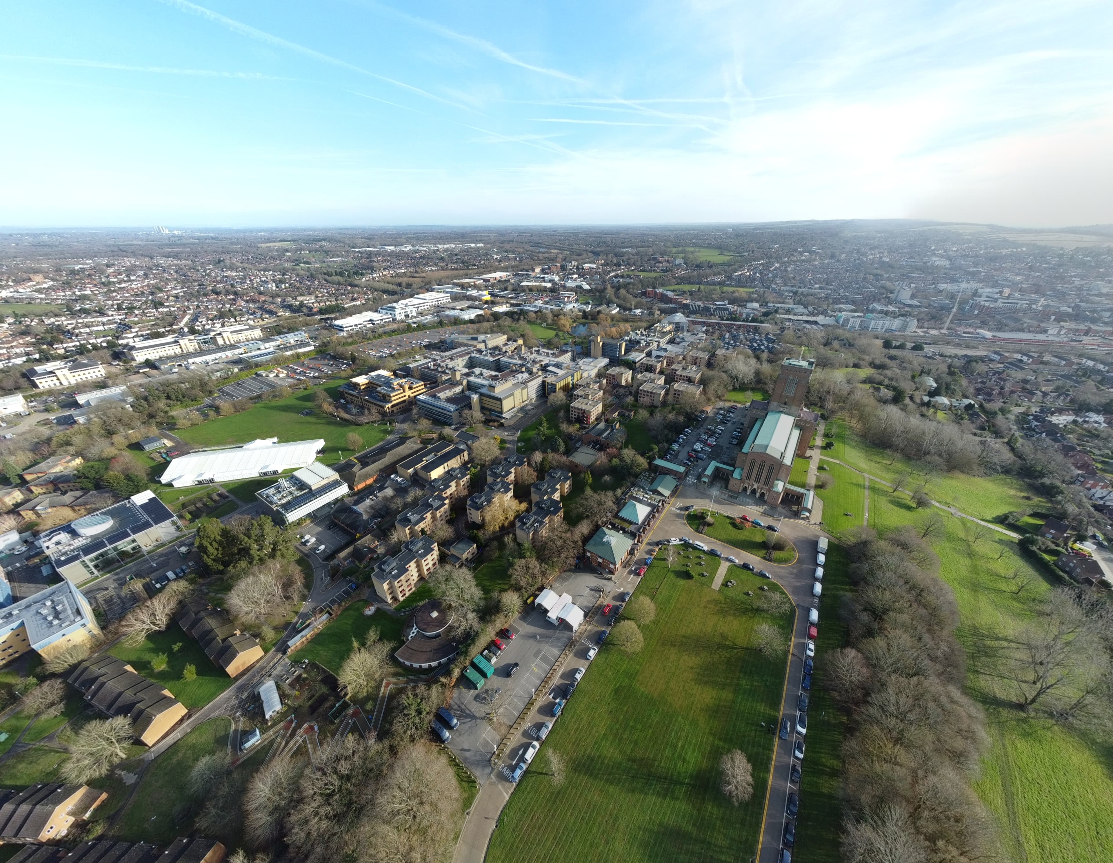 University of Surrey campus overview