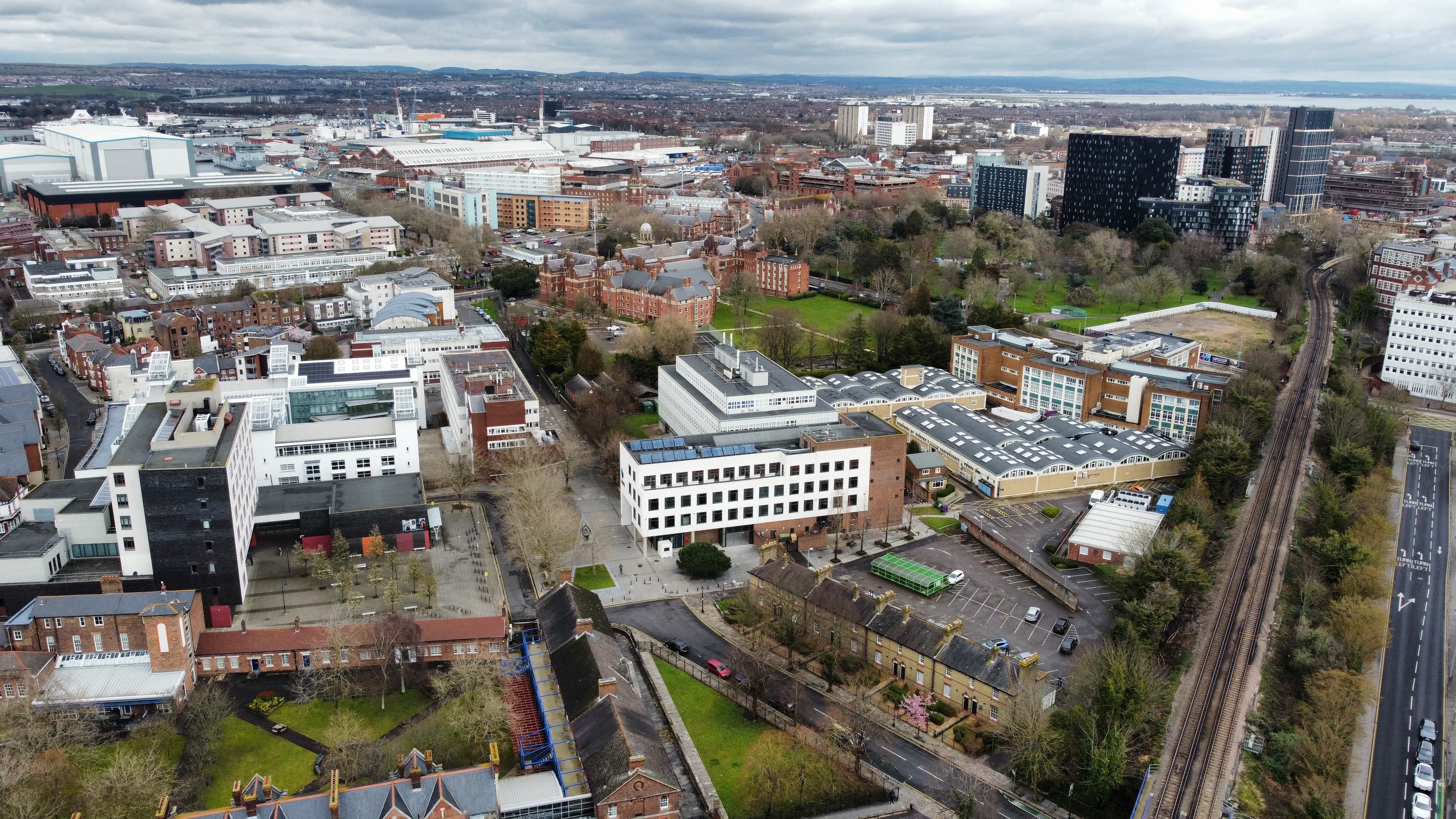 University of Portsmouth campus overview