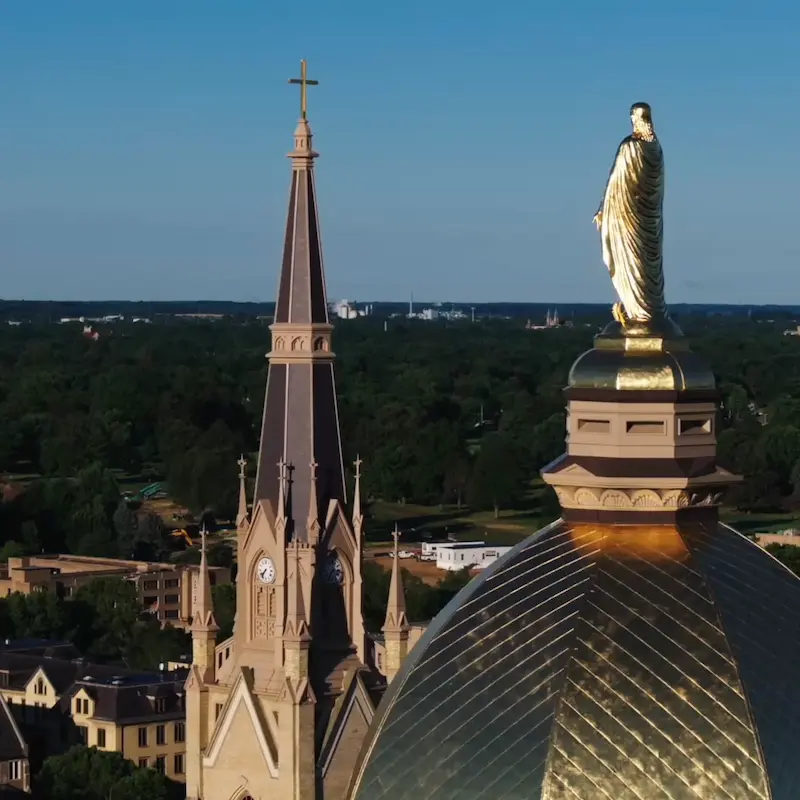 University of Notre Dame campus overview
