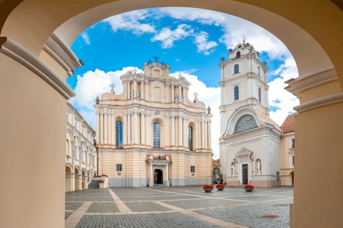 Vilnius University campus overview