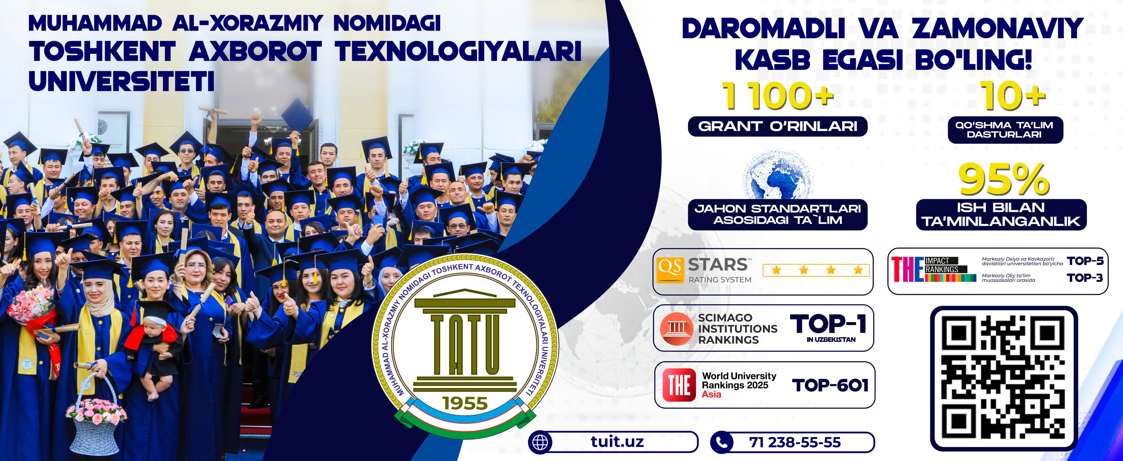 Tashkent University of Information Technologies named after Muhammad al-Khwarizmi campus overview