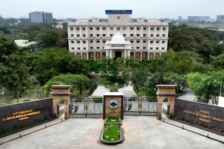 The Tamil Nadu Dr. M.G.R. Medical University campus overview