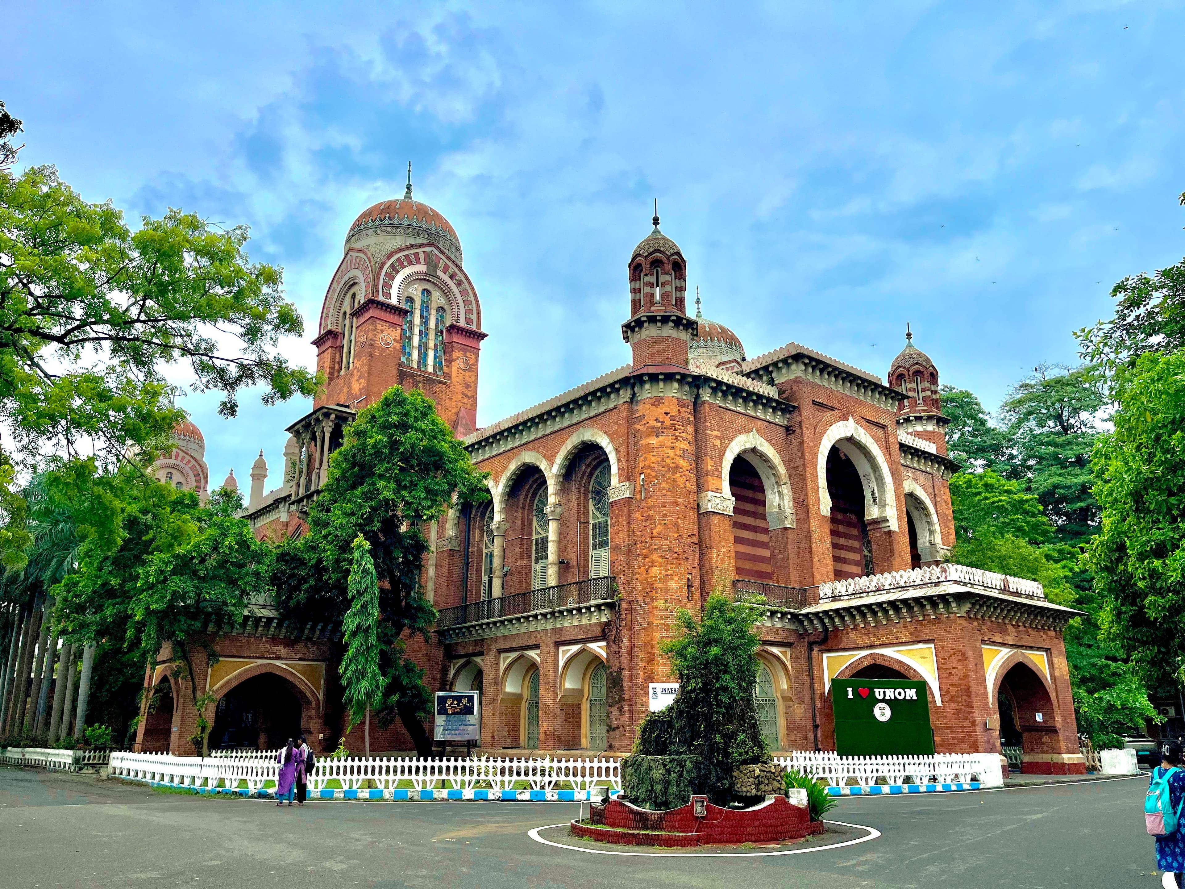 University of Madras campus overview